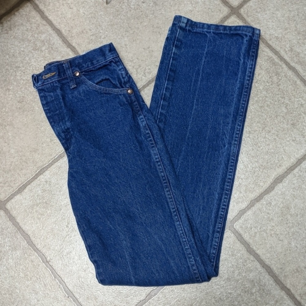 Wrangler high waisted denim JEANS med blue